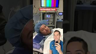 He tried to beat his last record  (fighting anesthesia)