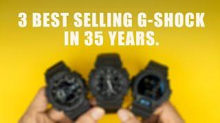 3 BEST SELLING G-SHOCK in 35 YEARS.