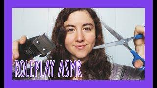 ASMR RP ENG | SHAVING YOUR BEARD & CUTTING YOUR HAIR