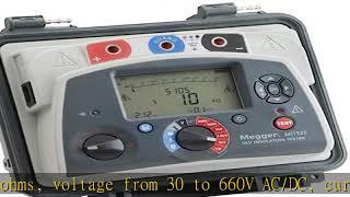 Megger MIT525-US Insulation Tester with Output, 10 Teraohms Resistance, 5kV Multi-Range Test Voltage