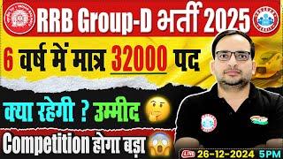 RRB Group D Vacancy 2025  | RRB Group D 32000 पद | क्या रहेगी उम्मीद ? | Details By Ankit Sir