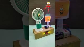 Mini fan or lamp ️🪔  #new #experiements #diy