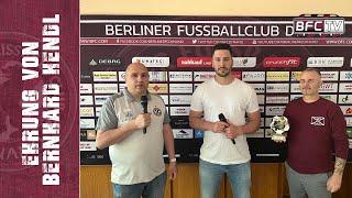 BFC-TV: Bernhard Hendl - Sicherer Rückhalt & Pokalheld - Ehrung vom Sonderzug Pankow