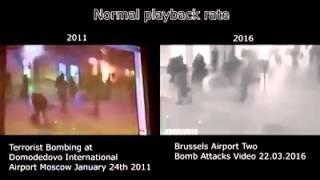 Brussels attacks shows old russian footage