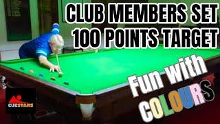 CLUB MEMBERS SET TARGET  - Watch to see if the Cuestars Academy 100 points challenge is achieved. 