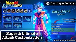 DRAGON BALL: Sparking! ZERO - Customize Supers & Ultimate Attack Movesets