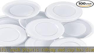 100 Pieces 3 Inches Diameter Mailing Tubes Plastic End Caps Cardboard Shipping Tube End Caps Plasti