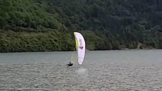 Acro landing grand spiral in Molveno