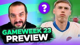 SELL PALMER?!  | FPL GAMEWEEK 23 PREVIEW | Fantasy Premier League Tips 2024/25