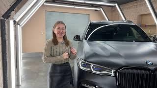 BMW X7 - бронирование кузова автомобиля матовой полиуретановой пленкой и целый комплекс услуг