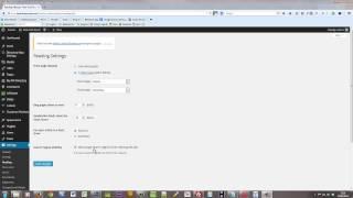 WP Reading Settings