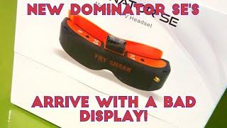 New Fatshark Dominator SE Goggles with Faulty Display