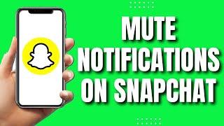 How To Mute Notifications On Snapchat (New & Easy 2023)