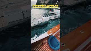 Docking a 90’ Sportfishing #boat | Custom Boats