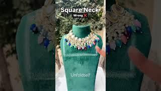 Confused about WHAT To WEAR? Check This OuT! …#viralvideo #jewellery #necklace #Unfoldself