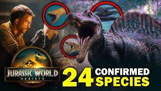 Every Confirmed Dinosaur In Jurassic World Rebirth | Jurassic World Rebirth Sinhala Review