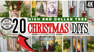 20 Unbelievable Dollar Tree CHRISTMAS DIY CRAFTS YOU’LL WANT TO MAKE!  | Free Printables