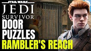 Locked doors PUZZLES Rambler's Reach Outpost | STAR WARS Jedi Survivor