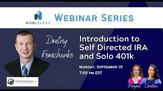 [WEBINAR] Take Back Control of Your Retirement Funds with Self-Directed IRA and Solo 401K