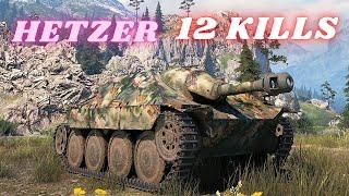 Jagdpanzer 38(t) Hetzer  12 Frags 3.5K Damage World of Tanks , WoT Replays tank game