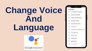 How To Change Google Assistant Voice | Change Language and Accent