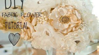 #1 BEST FABRIC FLOWER TUTORIAL (BURNING METHOD)