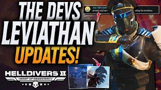 Helldivers 2 Devs Looking Into Leviathans! Not A Great Sign!