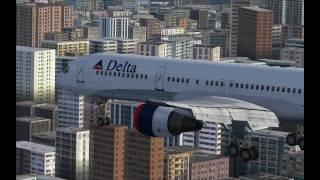 【HD】FSX Landing at Kaitak（VHHX）