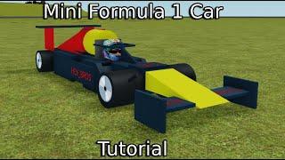 F-1 Car Tutorial (Mini) | Plane Crazy