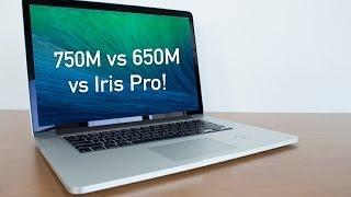 15" Retina MacBook Pro: GT 750M vs Iris Pro vs GT 650M Review! (2013/2014)