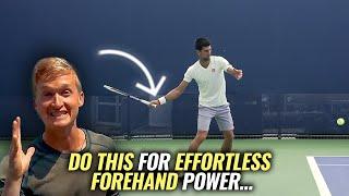 The #1 Secret To Effortless Forehand Power | 3 Easy Drills