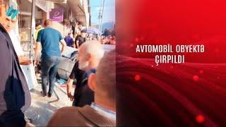 Şəkidə avtomobil obyektə çırpılıb @Kanal-S