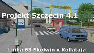 OMSI 2 - MAPA Projekt Szczecin 4.1 Linha 63 Skolwin x Kollataja