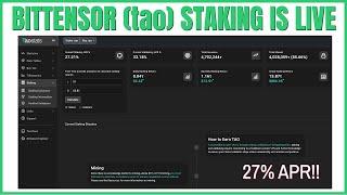 How To Stake Bittensor (TAO) AI