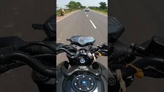 New Pulsar N160 E20 High speed mileage test | Bajaj Pulsar N160 1L Mileage #shorts  |