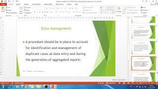 pharmacovigilance lec 8 ICSR data and quality management