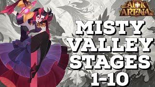 MISTY VALLEY STAGES 1-10 FAST GUIDE! [MICHAEL - AFK ARENA]