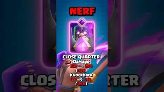 Huge NERF To Evolution Executioner  #clashroyale #shorts