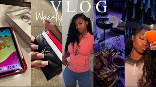 WEEKLY VLOG | LATE NIGHT OUT W/ NEW FRIEND, UNBOXING NEW IPAD, NEW HAIR & NAILS, GYM + GRWM & MORE!