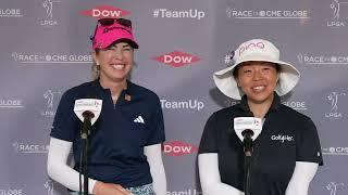 Jane Park & Paula Creamer · Round 1 · Interview · 2023 Dow Great Lakes Bay Invitational · LPGA