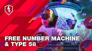 WoT Blitz. Late Night Show is back! Grab Free Number Machines and Type 58!
