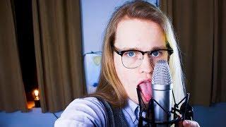 ASMR WET Mouth Sounds By A Dorky NERD  (again)