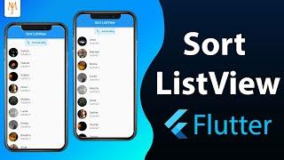 Flutter Tutorial - How To Sort ListView Alphabetically | AZ Sort List