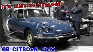 $4K in parts finally arrived! CAR WIZARD shows the '69 Citroën DS to the Bug Ninja. He's gobsmacked!