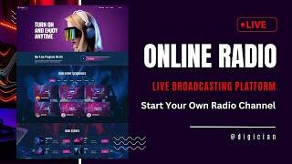 Start Your Online Music Channel,  Streaming Audio, Live Programs | Live Radio Broadcasting Platform