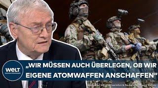 VERTEIDIGUNG: Muss Deutschland nuklear aufrüsten? Ex-BND-Präsident Hanning für eigene Atomwaffen