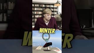 Merkel und Monte hassen Winter!