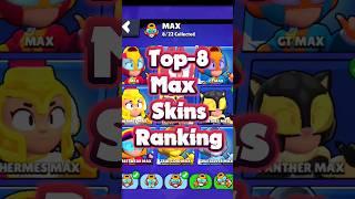 Top 8 Max Skins Ranking#Brawlstars #shorts