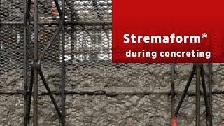 Concreting ground slabs with day joints out of Stremaform®. How it reacts during concreting.