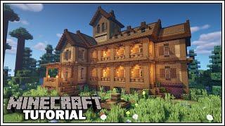 Minecraft Tutorial: How to Build a Large Wooden House